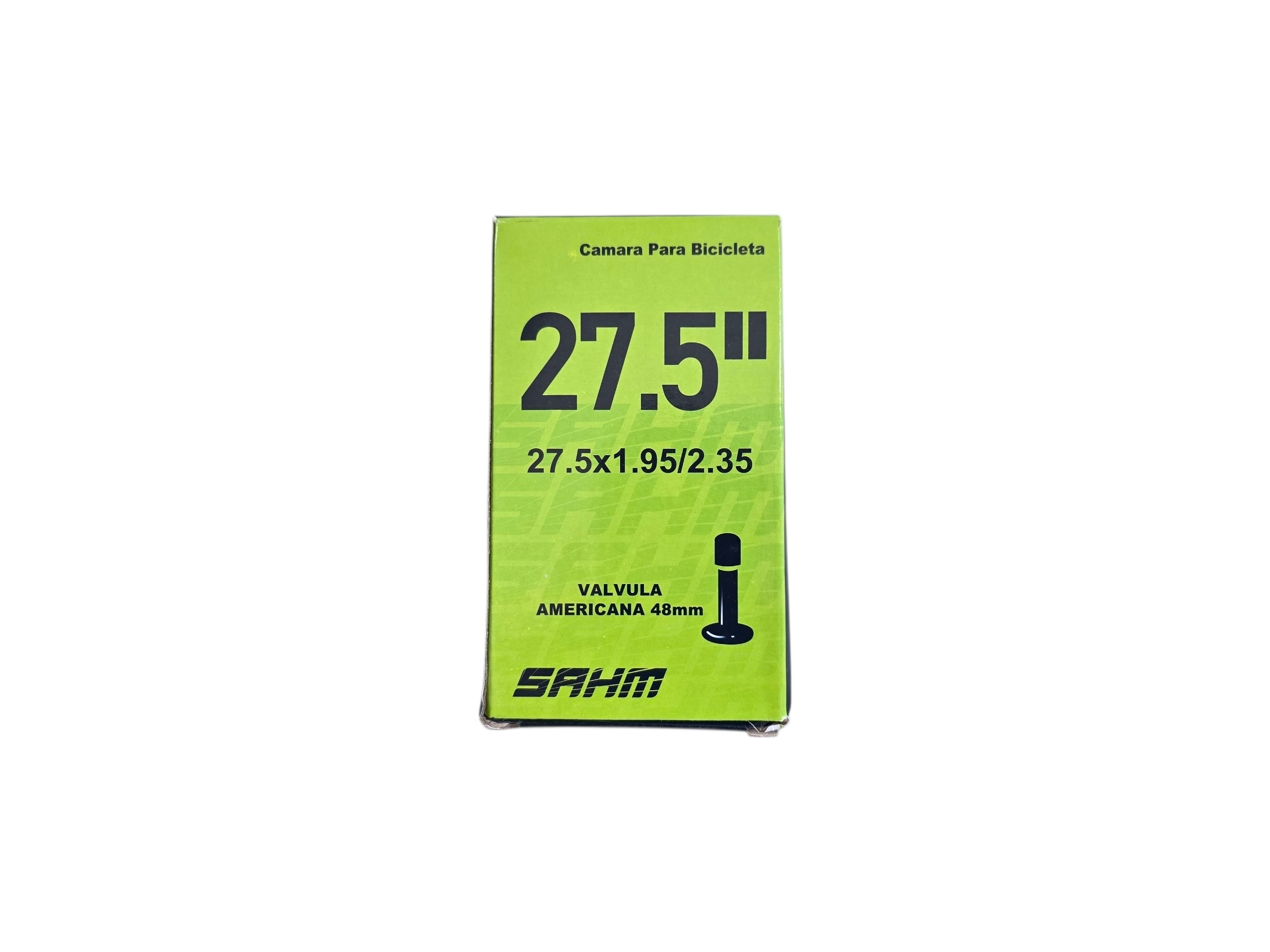 CAMARA DE BICICLETA RODADO 27.5 VALVULA DE AUTO 48 MM SAHM