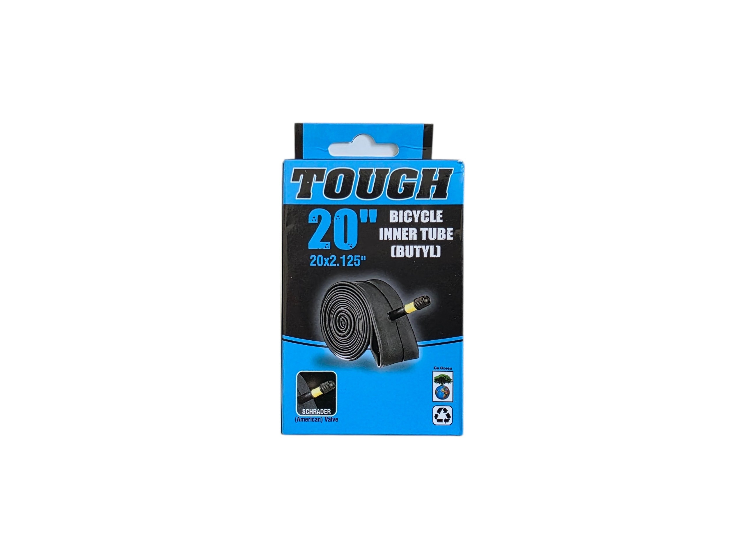 CAMARA DE BICICLETA RODADO 20 VALVULA DE AUTO TOUGH